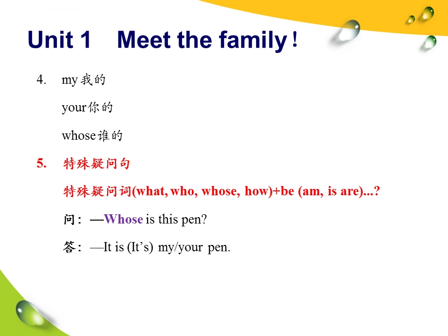 新概念英语青少版1AUnit18复习ppt课件.ppt_第3页