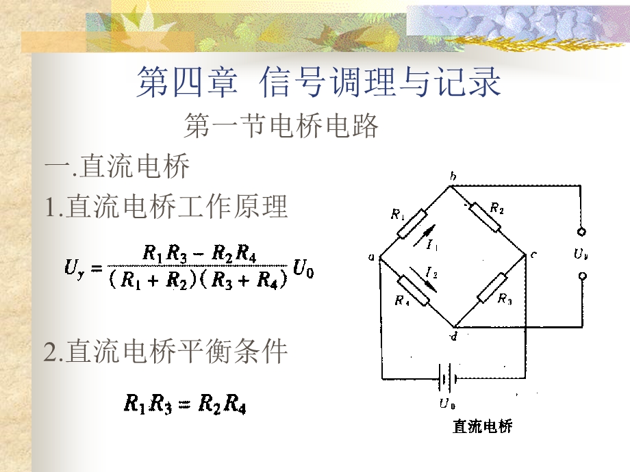 机械工程测试技术第四章ppt课件.ppt_第1页