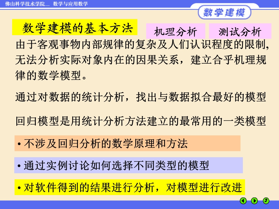 数学模型姜启源第十章统计回归模型ppt课件.ppt_第2页