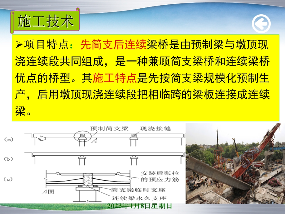 梁先简支后连续体系转换施工技术ppt课件.ppt_第2页