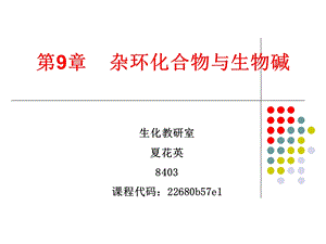 杂环化合物与生物碱ppt课件.ppt