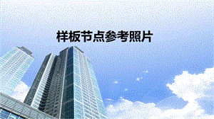 样板节点参考照片ppt课件.ppt