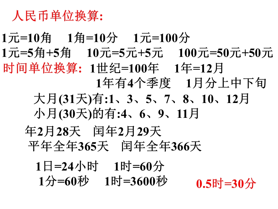 新版北师大版四年级数学下册总复习(学生版)ppt课件.pptx_第3页