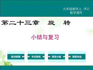 新人教版九年级上册数学第二十三章小结与复习ppt课件.ppt