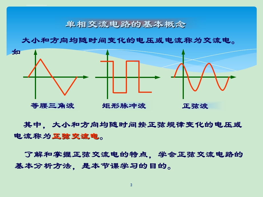 正弦交流电基本概念ppt课件.ppt_第2页