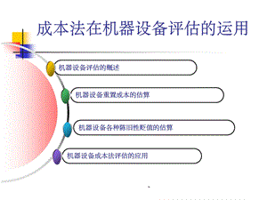 机器设备评估成本法ppt课件.ppt