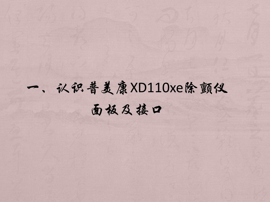 普美康XD100xe除颤仪使用培训ppt课件.pptx_第2页