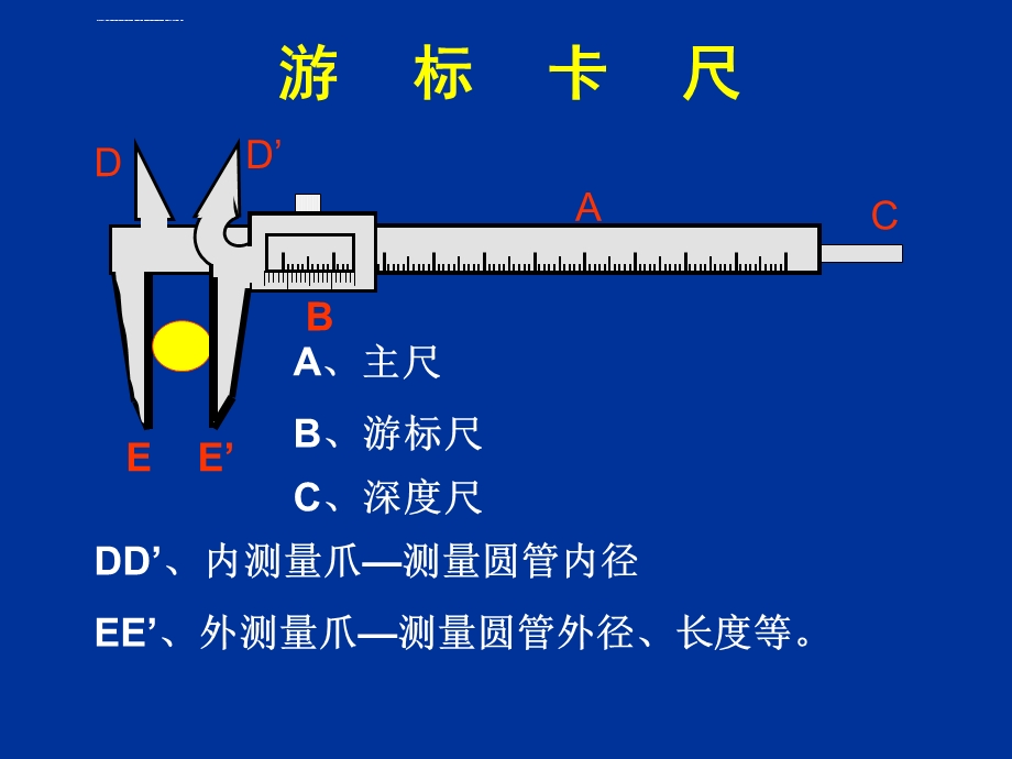 游标卡尺和螺旋测微器的读数方法ppt课件.ppt_第1页