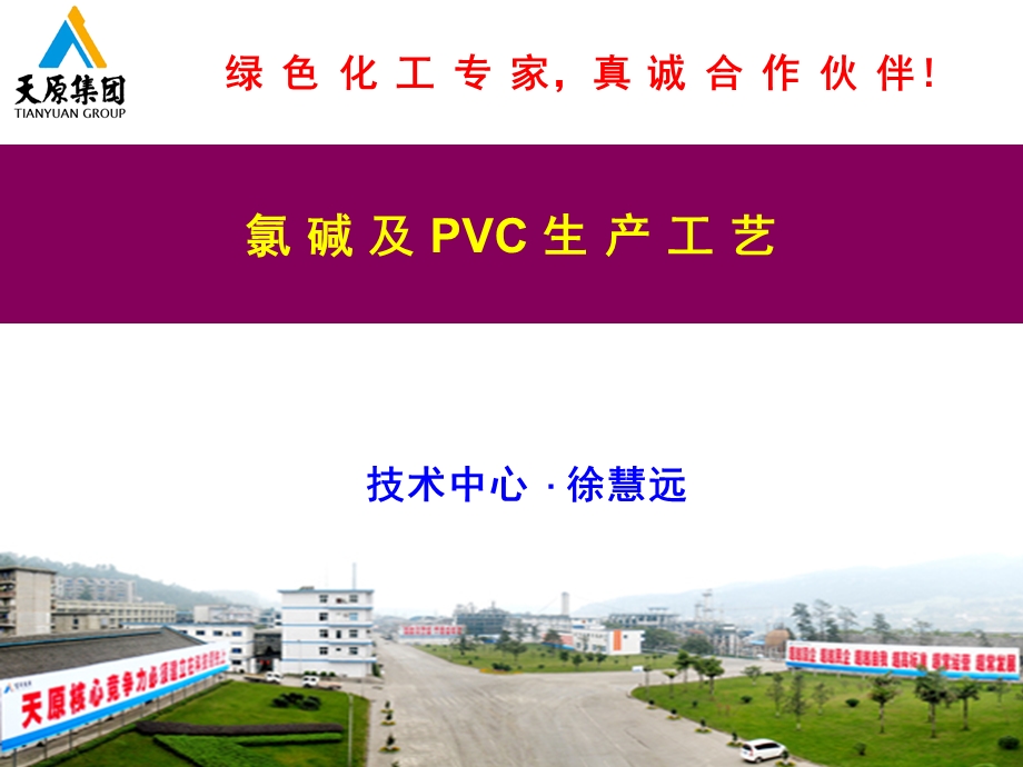 氯碱及PVC生产工艺ppt课件.ppt_第1页
