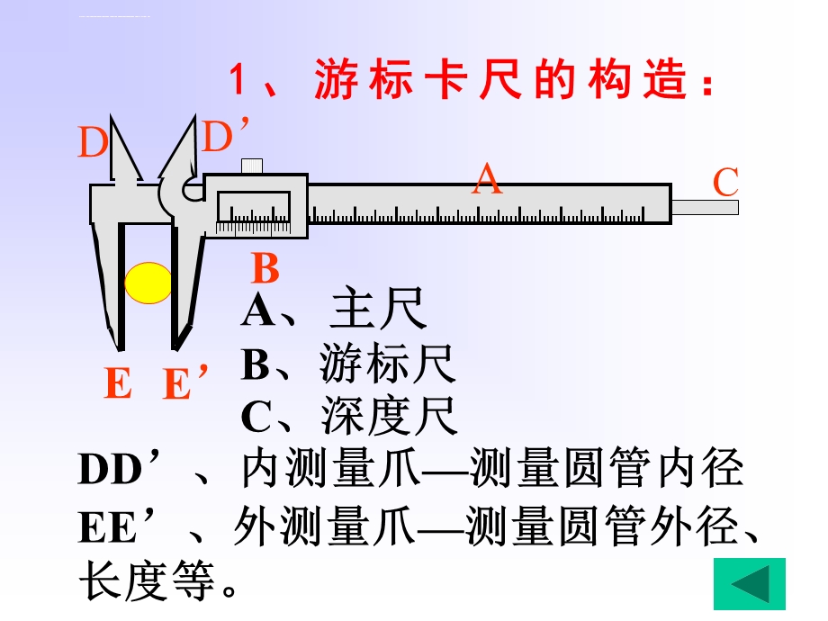 游标卡尺和螺旋测微器的读数使用方法ppt课件.ppt_第3页