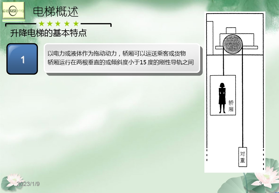 电梯基本原理与结构ppt课件.ppt_第3页