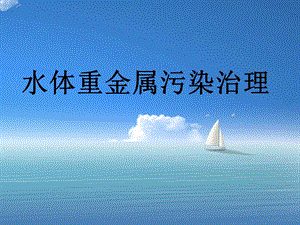 水体重金属污染治理ppt课件.ppt