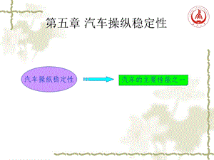 汽车操纵稳定性ppt课件.ppt