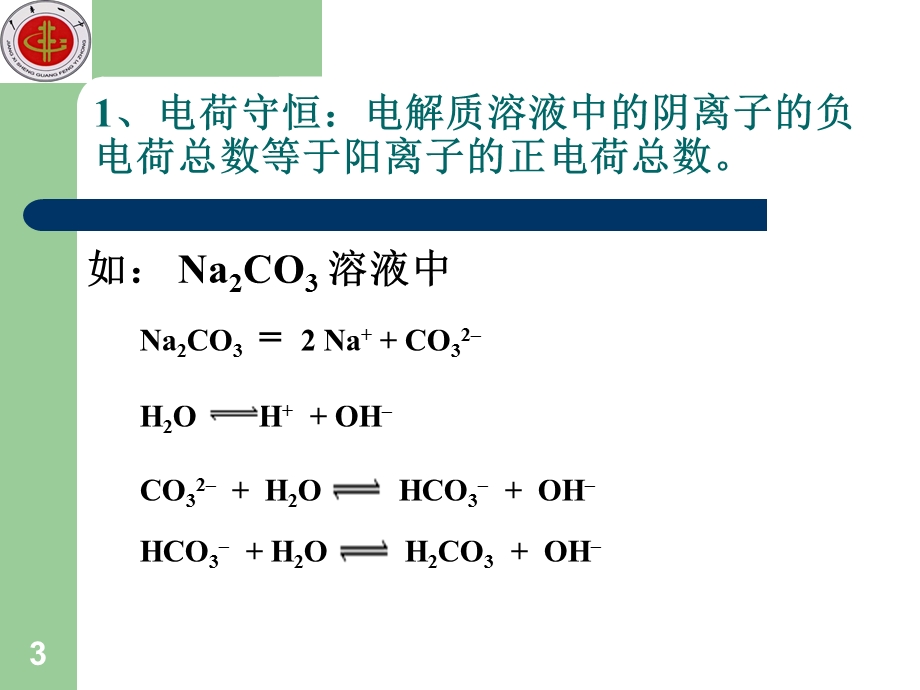 盐类水解三大守恒关系ppt课件.ppt_第3页