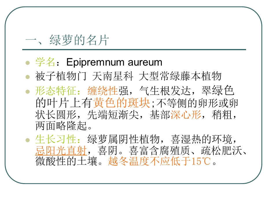 绿萝的养殖ppt课件.ppt_第3页