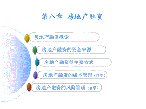 第8章房地产融资ppt课件.ppt