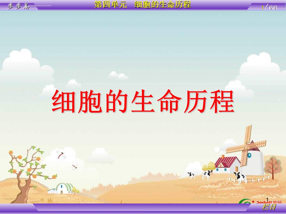 细胞生命历程复习ppt课件.ppt_第1页