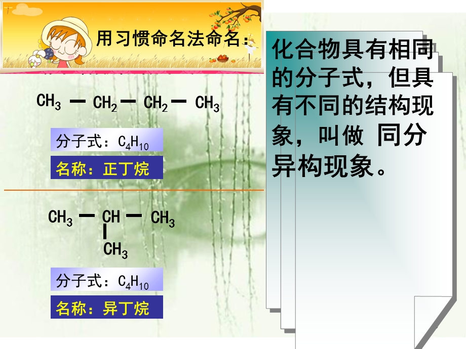 烷烃同分异构体(课堂ppt)课件.ppt_第3页