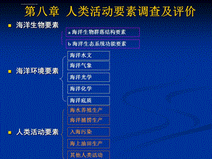 第八章人类活动要素调查及评价ppt课件.ppt