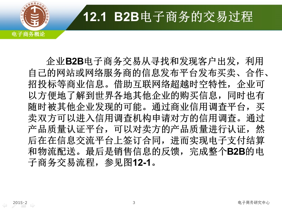 电子商务概论第十二章B2B电子商务应用ppt课件.ppt_第3页