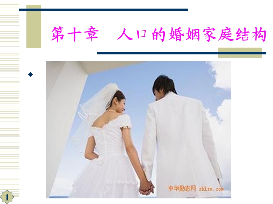 第十章人口的婚姻家庭结构ppt课件.ppt_第1页