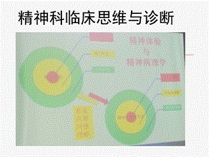 精神科临床思维与诊断过程谭立文ppt课件.ppt