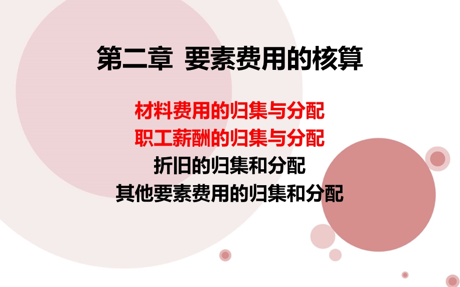 第二章要素费用核算ppt课件.ppt_第1页