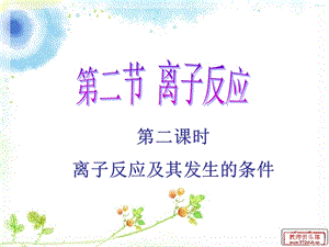 离子反应及其发生条件ppt课件.ppt