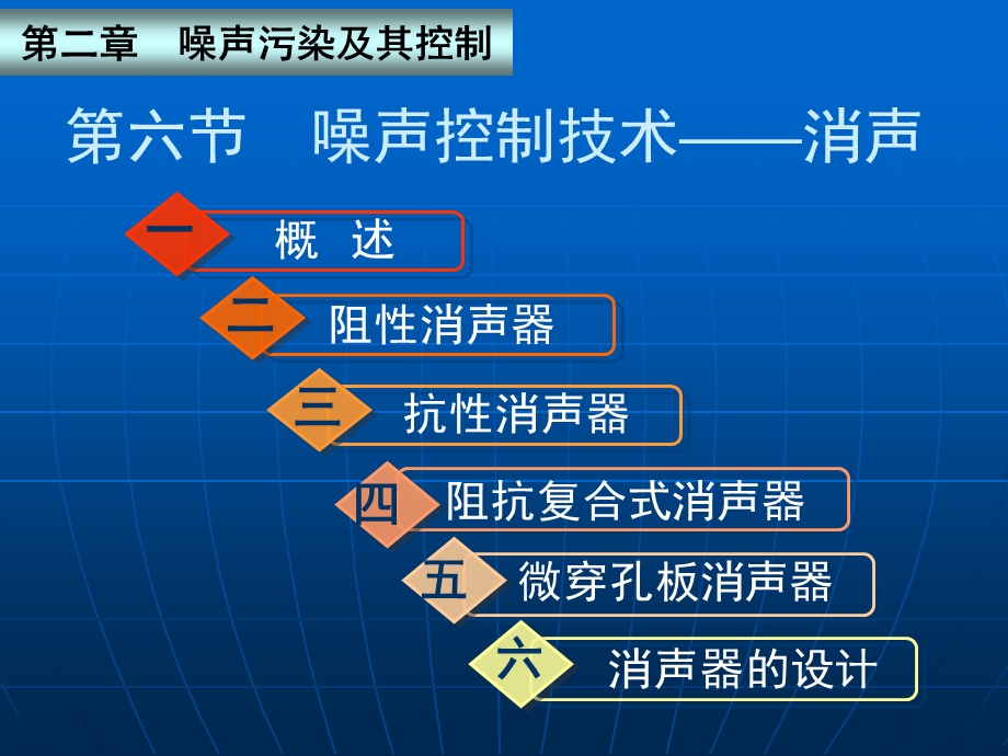 第二章第六节 噪声控制技术——消声概要ppt课件.ppt_第2页