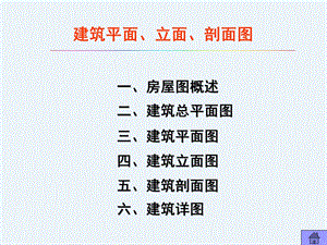 第二章建筑平、立、剖面图ppt课件.ppt