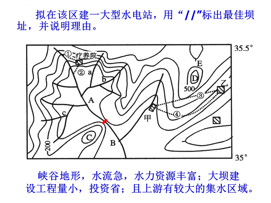 等高线地形图中通视问题ppt课件.ppt_第3页