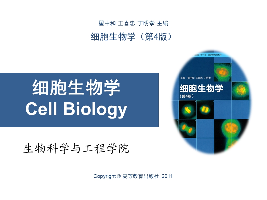 第1章绪论细胞生物学(翟中和第四版)模板ppt课件.ppt_第1页