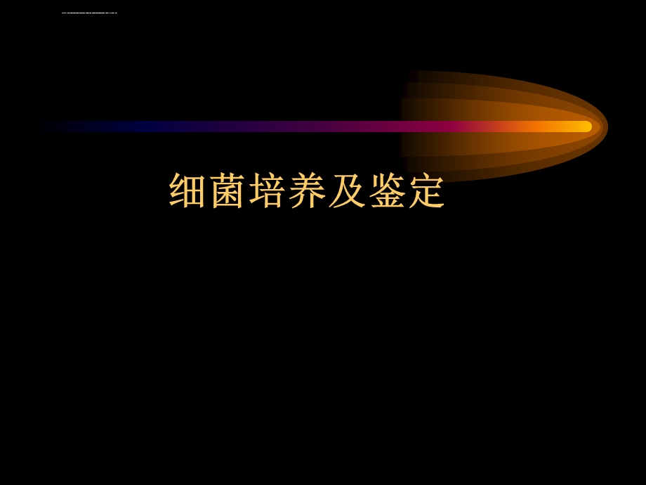 细菌的培养及鉴定ppt课件.ppt_第1页