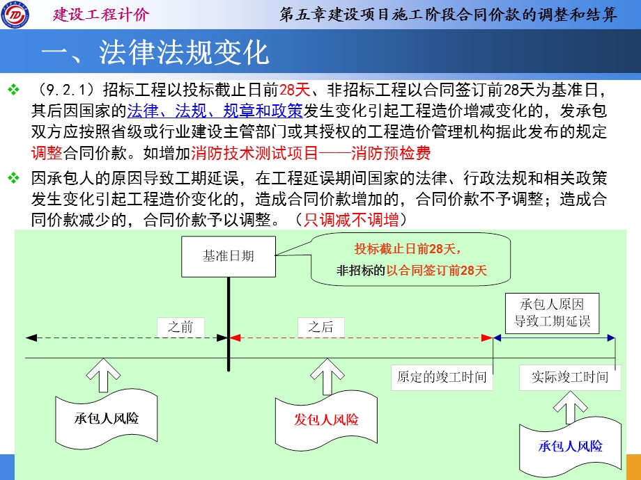 第五章建设项目施工阶段合同价款的调整和结算ppt课件.ppt_第3页