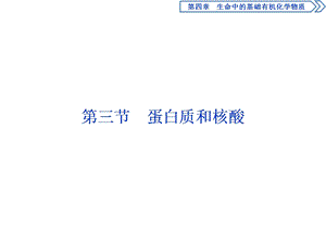 第三节蛋白质和核酸ppt课件.ppt