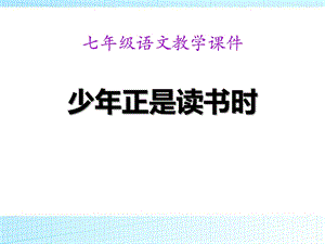 综合性学习《少年正是读书时》PPT课件.pptx