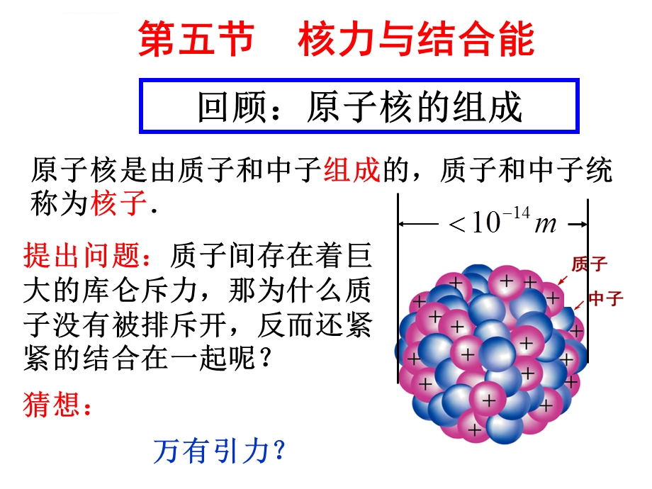 第五节核力与结合能ppt课件.ppt_第2页