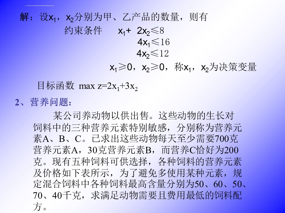 第2章线性规划模型、图解法、标准型ppt课件.ppt_第3页