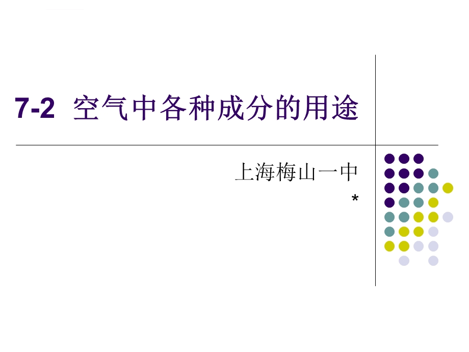 空气中各种成分的用途ppt课件.ppt_第1页