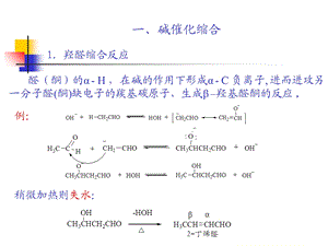 缩合反应实例ppt课件.ppt