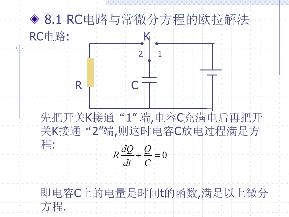 第八章RLC电路与常微分方程的ppt课件.ppt_第2页