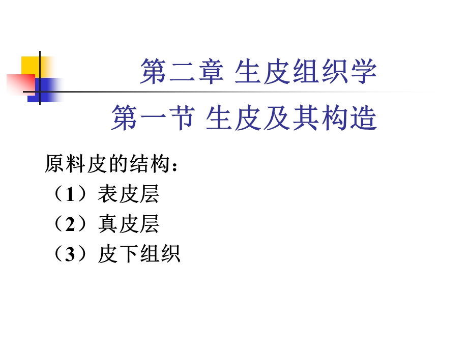 第二章生皮组织学ppt课件.ppt_第1页