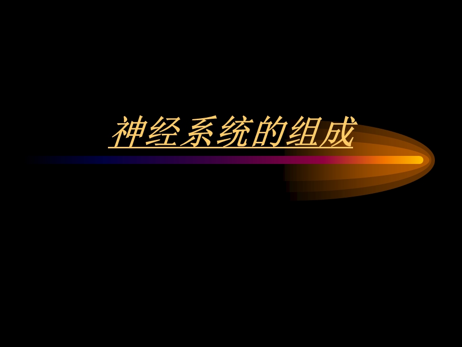 神经系统的组成和功能ppt课件.ppt_第1页