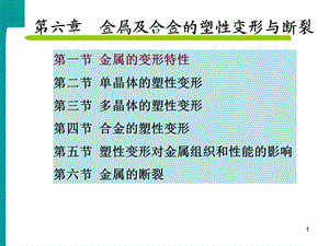 第六章金属及合金的塑性变形与断裂ppt课件.ppt