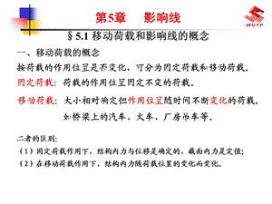 结构力学第5章 影响线ppt课件.ppt