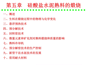 第五章硅酸盐水泥熟料的煅烧ppt课件.ppt