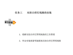 照明线路安装(双控)选编ppt课件.ppt