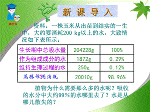 第三节绿色植物参与生物圈的水循环ppt课件.ppt