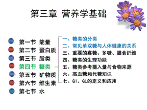 第三章营养学基础 糖类ppt课件.pptx