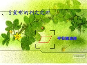 菱形的判定定理ppt课件.ppt